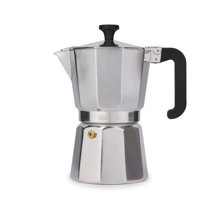 La Cafetière Venice Aluminium Espresso Maker, 6 Cup