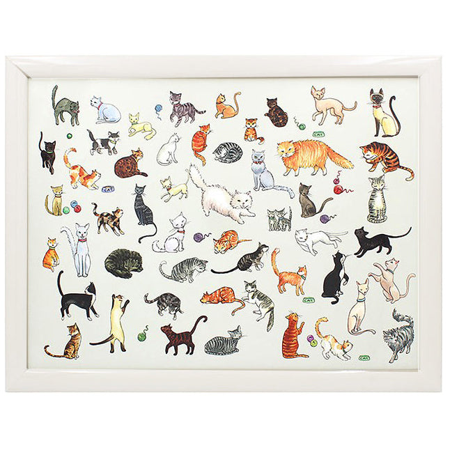 Premium Cushioned Lap Tray, Fun Time Cats