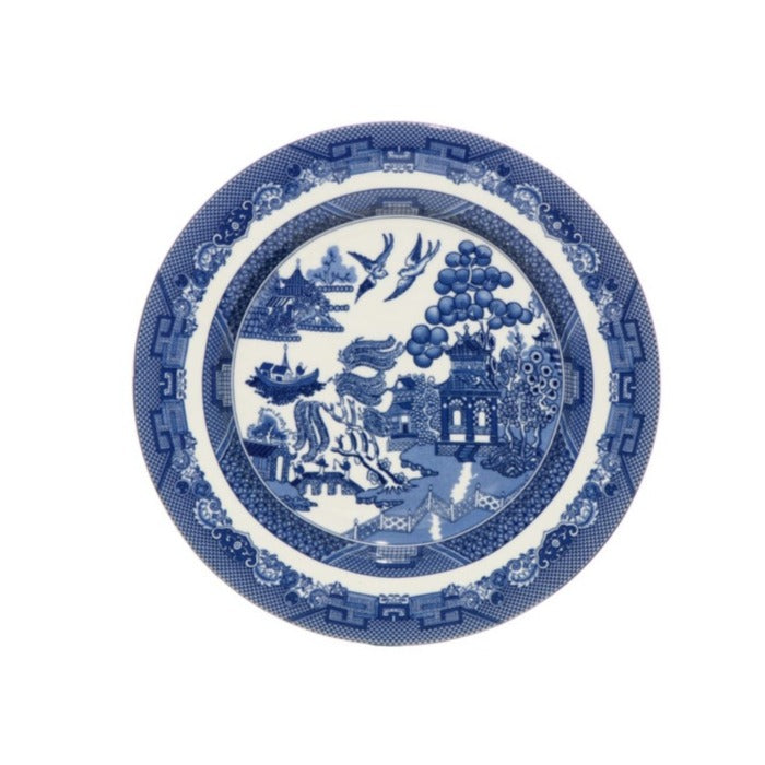 Blue Willow Pattern Side Plate, 19cm