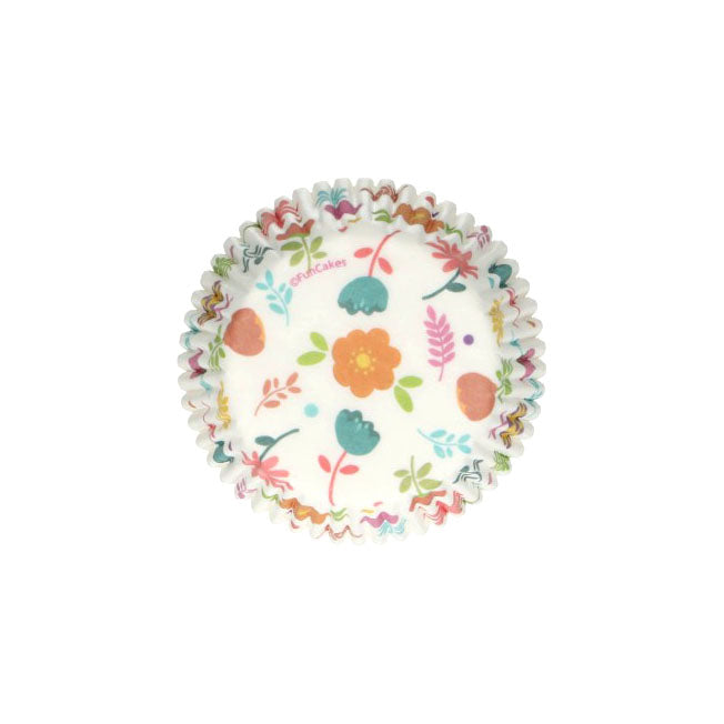 Floral Cupcake Cases, 48 Cases