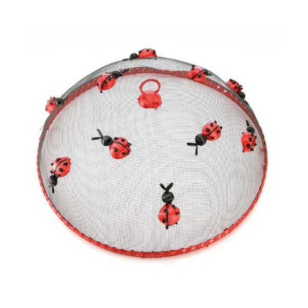 Domed Mesh Food Cover, 35cm, Ladybird