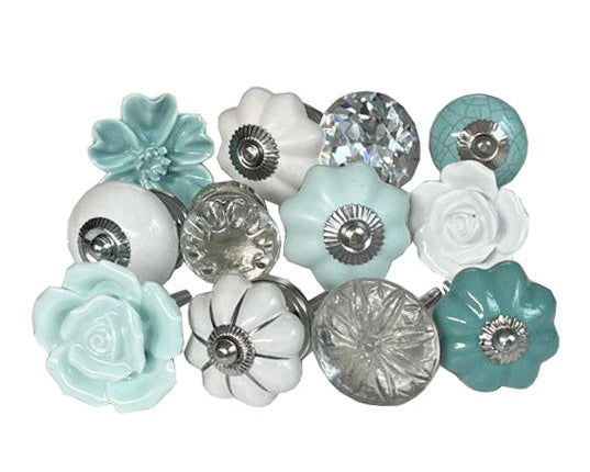 Drawer Knobs, Set Of 12, 4cm - 4.5cm (kj246)