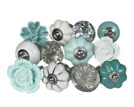 Drawer Knobs, Set Of 12, 4cm - 4.25cm (kj246)