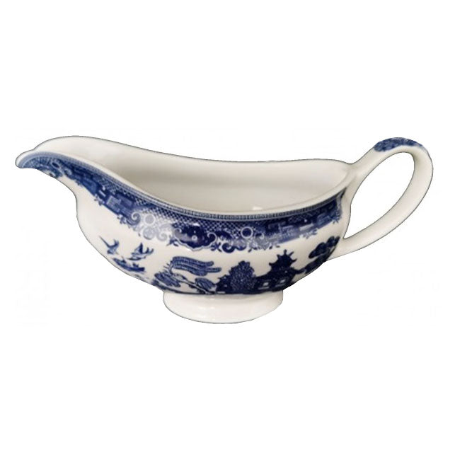 Blue Willow Pattern Sauce & Gravy Boat