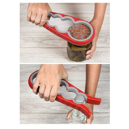 Steelex 4 Size Jar Opener, Green