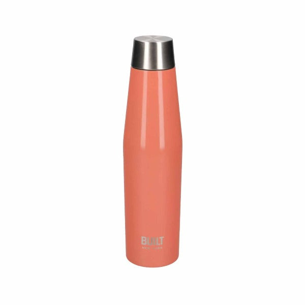 Built Double Walled Insulated Drinks Bottle, 540ml, Orange