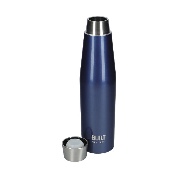 Built Double Walled Insulated Drinks Bottle, 540ml, Midnight Blue
