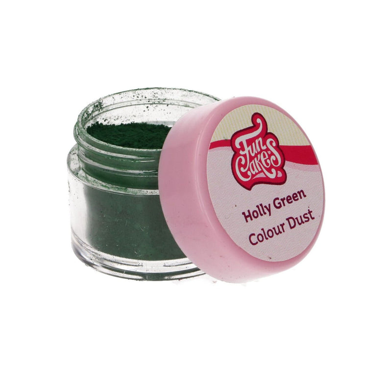 FunCakes Colour Dust, Holly Green