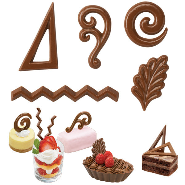 Finishing Touch Chocolate Design Mould, 5 Designs