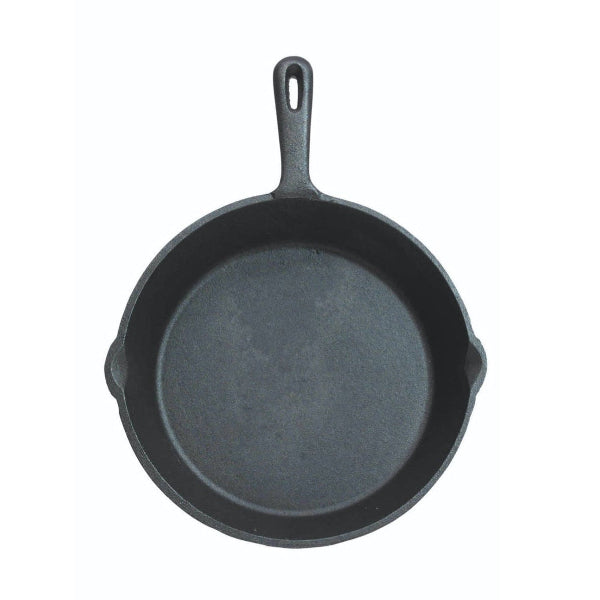 Deluxe Heavy Duty Cast Iron Frying Pan, 24cm