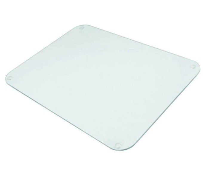 Glass Worktop Saver, Clear Smooth, Large, 50cm x 40cm