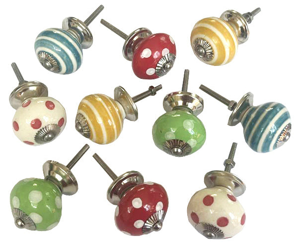Drawer Knobs, Set Of 10, 4.25cm