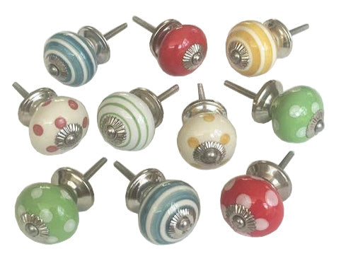 Drawer Knobs, Set Of 10, 4.25cm