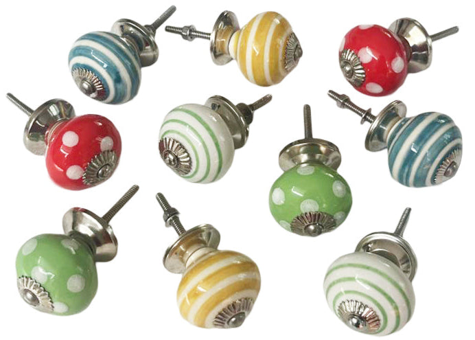 Drawer Knobs, Set Of 10, 4.25cm