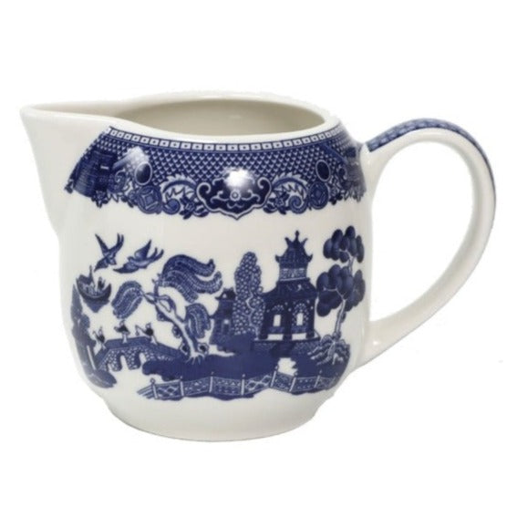 Blue Willow Pattern Cream Jug, 7oz