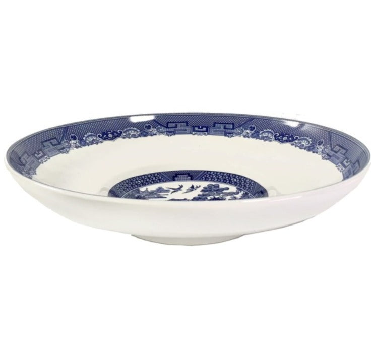 Blue Willow Pattern Pasta Serving Dish, 29cm