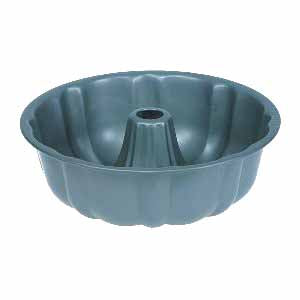 Dexam Fluted Cake Tin With Tube, Non-Stick, 25cm