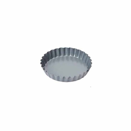 Dexam Non-Stick Loose Base Mini Fluted Tart Tin, 10cm x 2cm