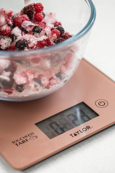 Taylor Pro Digital Dry / Liquid Cooking Scales, Rose Gold