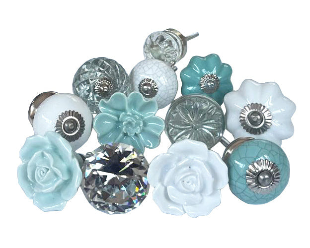 Drawer Knobs, Set Of 12, 3.5cm - 4.5cm (jk986)