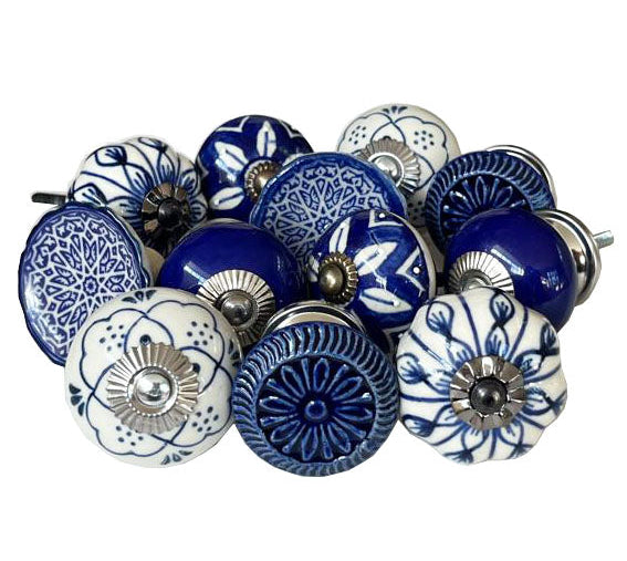 Drawer Knobs, Set Of 12, 4cm - 4.5cm (yp456)