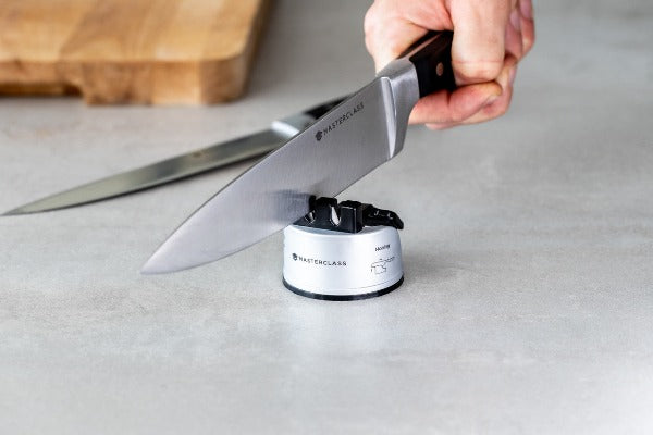 MasterClass Smart Sharp Dual Knife Sharpener, Silver