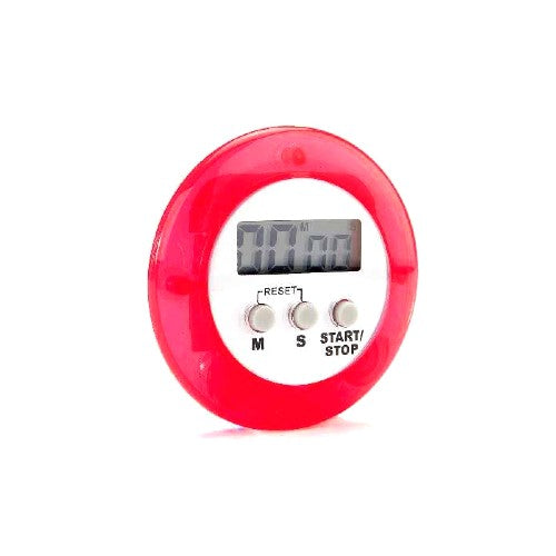 Magnetic Digital Kitchen Timer, Red