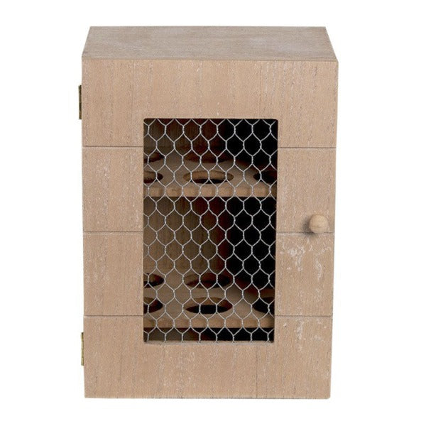 Wooden Egg Storage Cabinet Box for 12 Eggs
