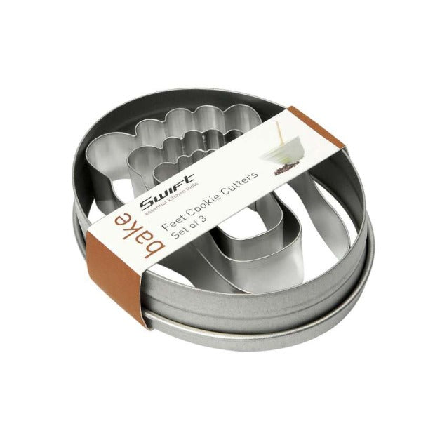 Feet Cookie Cutters, Set Of 3