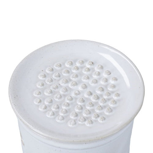 KitchenCraft Idilica Stoneware Garlic Storage with Grater Lid
