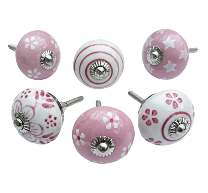 Drawer Knobs, Set Of 6, 4cm