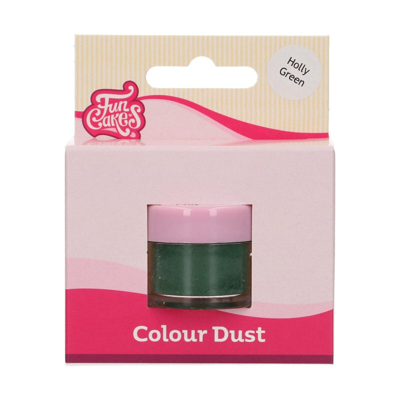 FunCakes Colour Dust, Holly Green