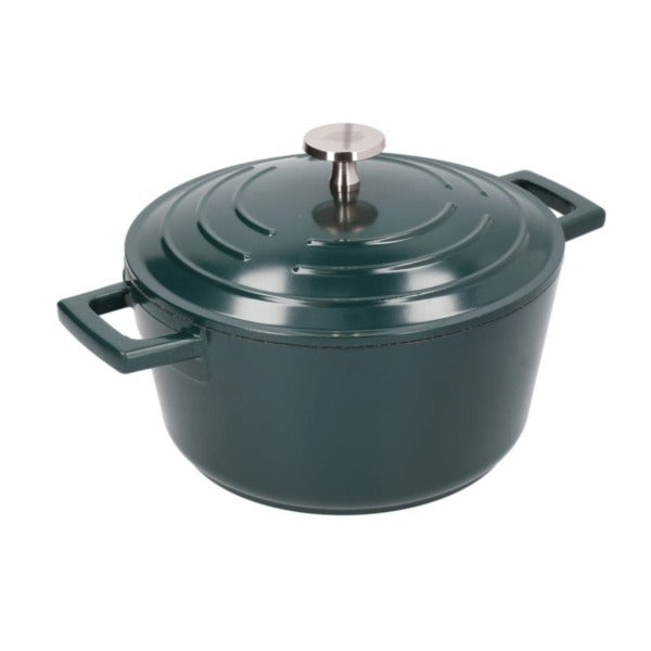 Masterclass Lightweight Non-Stick Casserole, 4L, Green