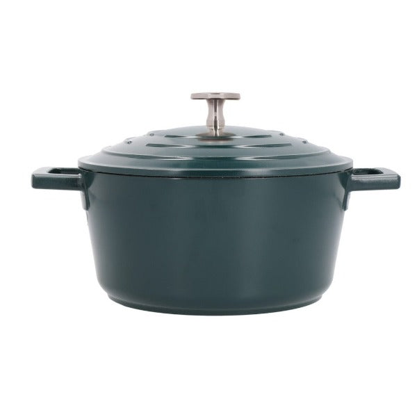 Masterclass Lightweight Non-Stick Casserole, 5L, Green