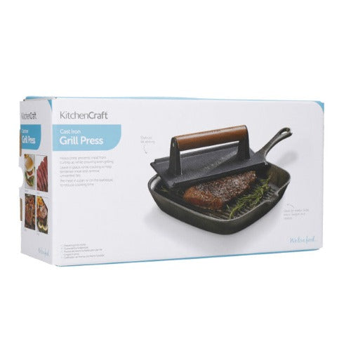 Kitchencraft Cast Iron Meat Grill Press