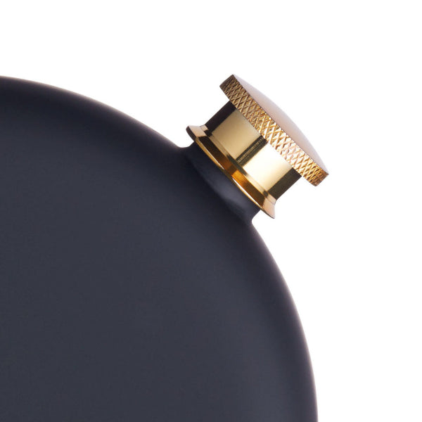 BarCraft Stainless Steel Soft Touch Hip Flask, 350ml