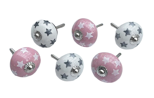 Drawer Knobs, Set Of 6, 4cm
