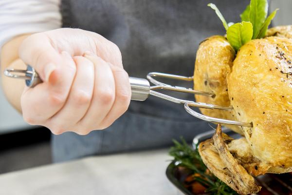 MasterClass Stainless Steel Oven & Meat Fork Pair