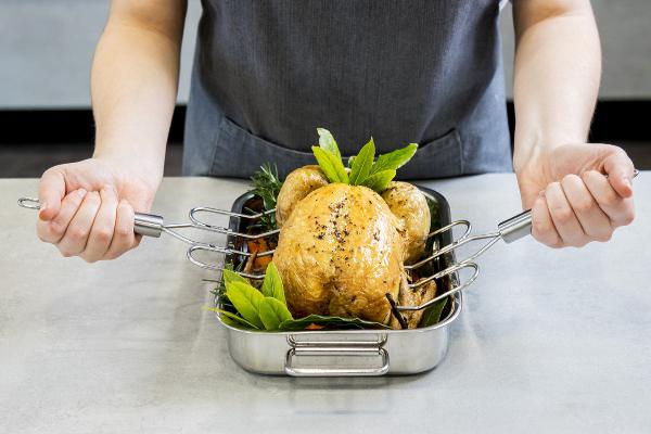 MasterClass Stainless Steel Oven & Meat Fork Pair