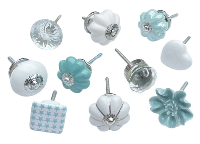 Drawer Knobs, Set Of 10, 4cm - 4.25cm