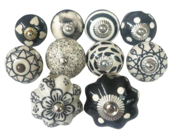 Drawer Knobs, Set Of 10, 4cm - 4.25cm