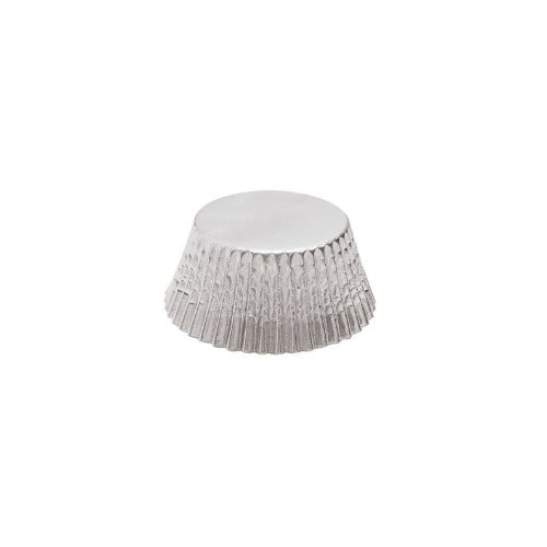 PME Mini Baking Cases, Pack Of 45, Metallic Silver