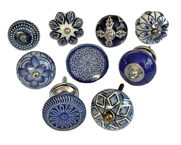 Drawer Knobs, Set Of 9, 4cm - 4.75cm (tx456)