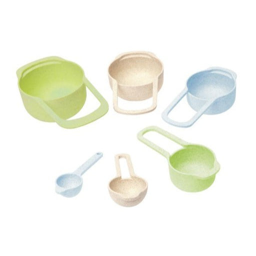 Pastels Measuring Cup & Spoon, Set Of 6
