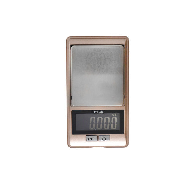 Taylor Pro 0.01g Precision Pocket Kitchen Scales, Rose Gold