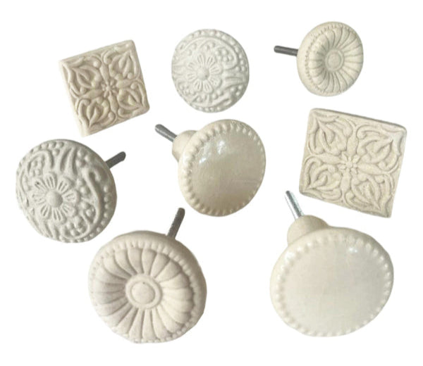 Drawer Knobs, Set Of 8, 4cm - 4.25cm
