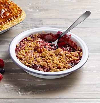 Enamel Round Pie Dish, 20cm