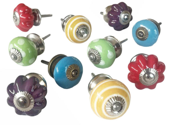 Drawer Knobs, Set Of 10, 4cm - 4.25cm