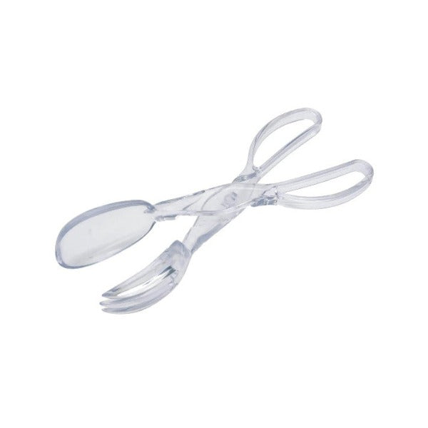 Acrylic 'Scissor Action' Salad Serving Tongs (k483)