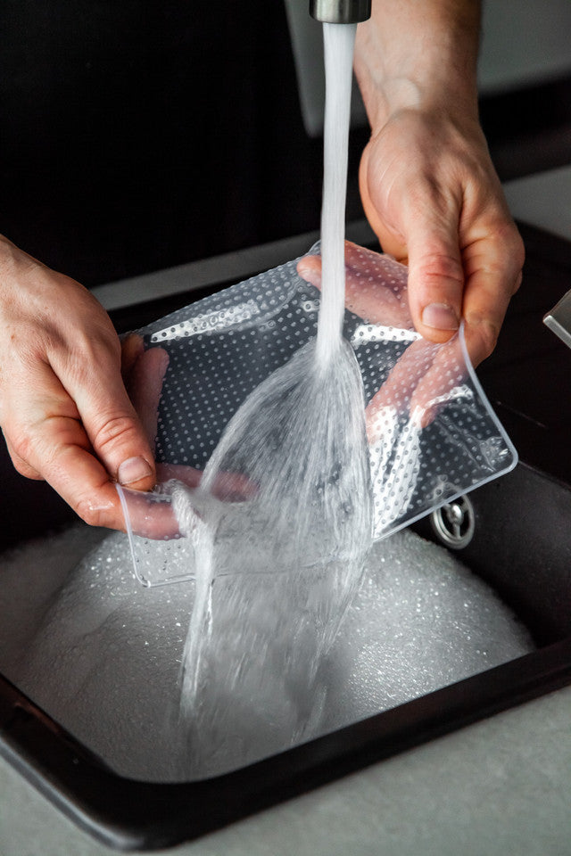 Reusable Eco-Friendly Silicone Stretch Lids, 19.5cm, 4 Piece